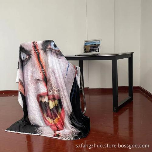 Penyesuaian selimut filem seram Halloween yang berkualiti tinggi